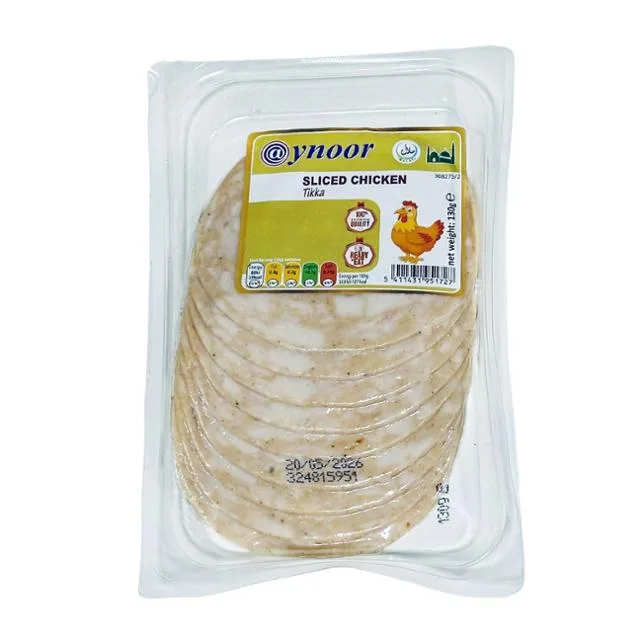 Aynoor Sliced Tikka Chicken Breast 130g