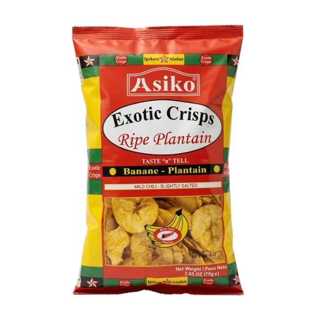 Asiko Exotic (Red) Plantain Chips 75g