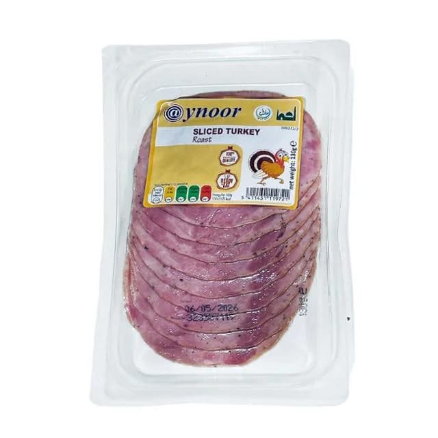 Aynoor Sliced Roast Turkey Breast 130g