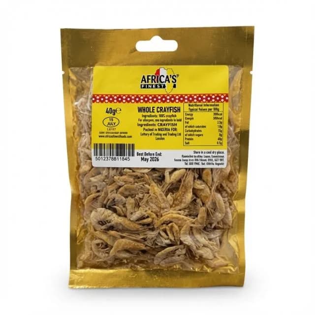 Africas Finest Whole Crayfish 40g