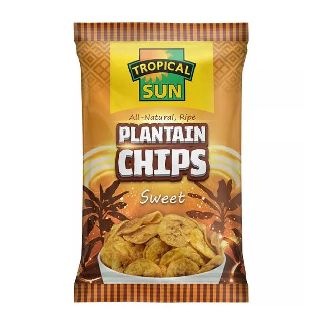 Tropical Sun Plantain Chips Sweet 70g
