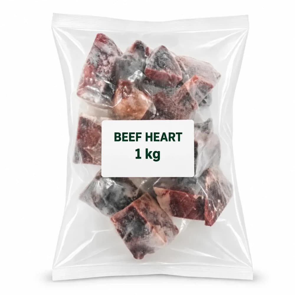 Frozen Beef Heart 1Kg