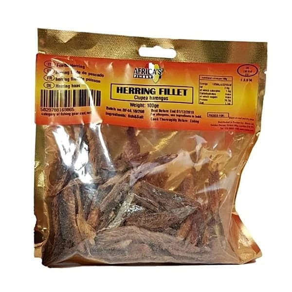 Africas Finest Dried Herring Fillet 100g