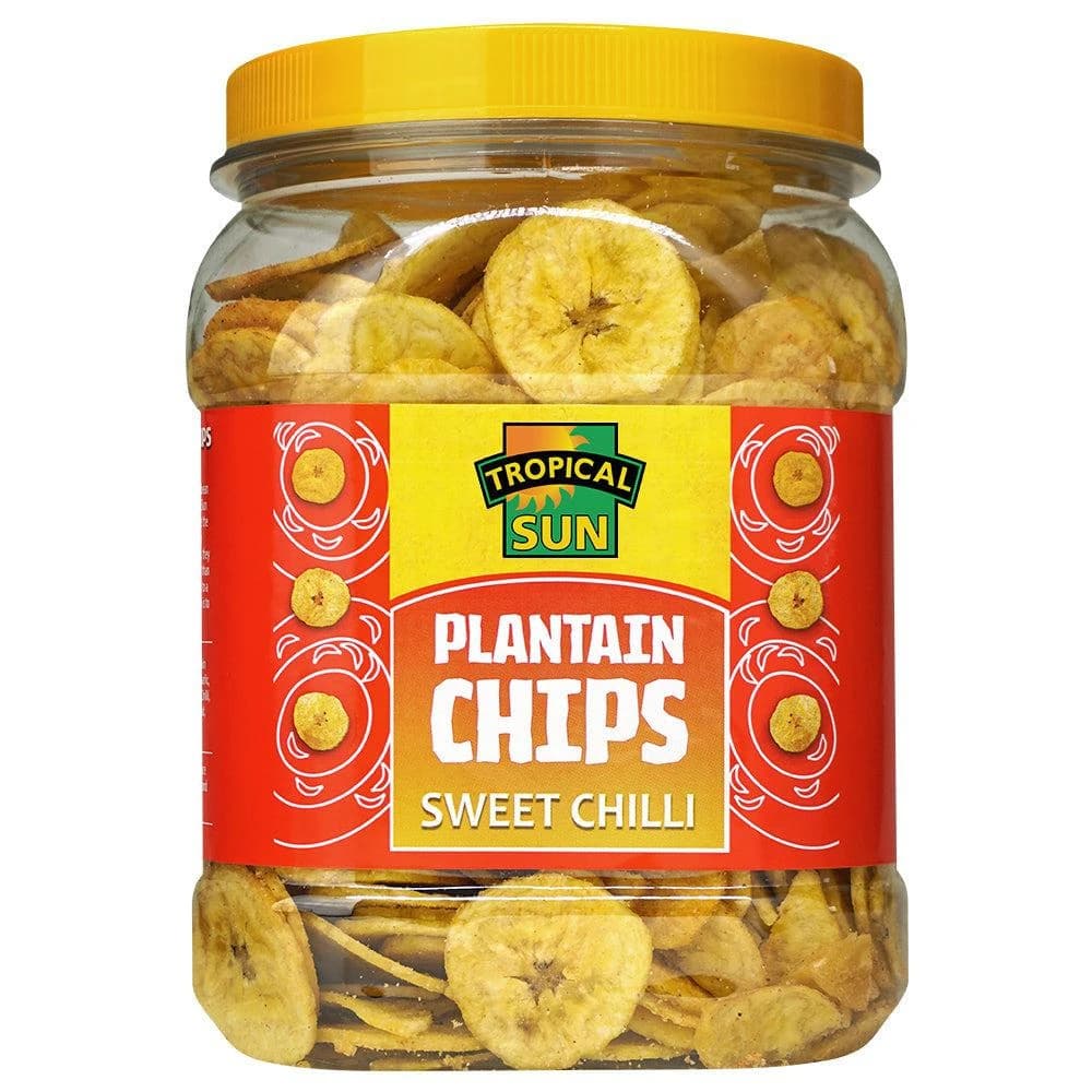 Tropical Sun Plantain Chips Sweet Chilli 450g