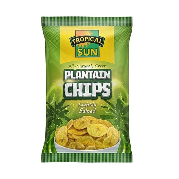 Tropical Sun Plantain Chips Salted 70g