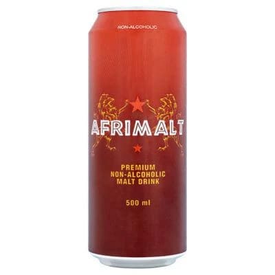 Afrimalt Can 500ml X 12