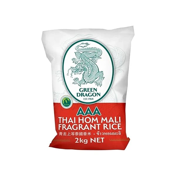 Green Dragon Thai Jasmine Rice 2Kg