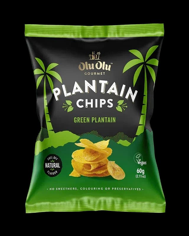Olu Olu Green Plantain Chips 60g