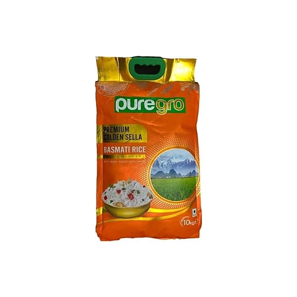 Puregro Golden Sella Basmati Rice 10kg