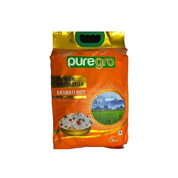 Puregro Golden Sella Basmati Rice 5kg