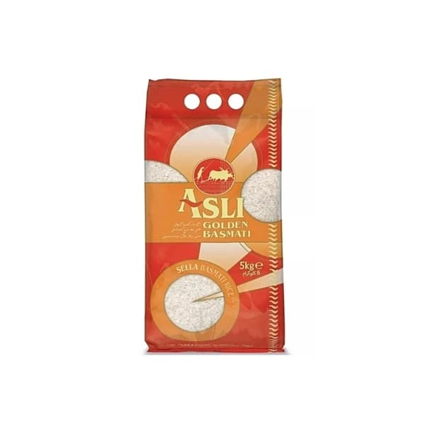Asli Golden Sella Basmati Rice 5kg