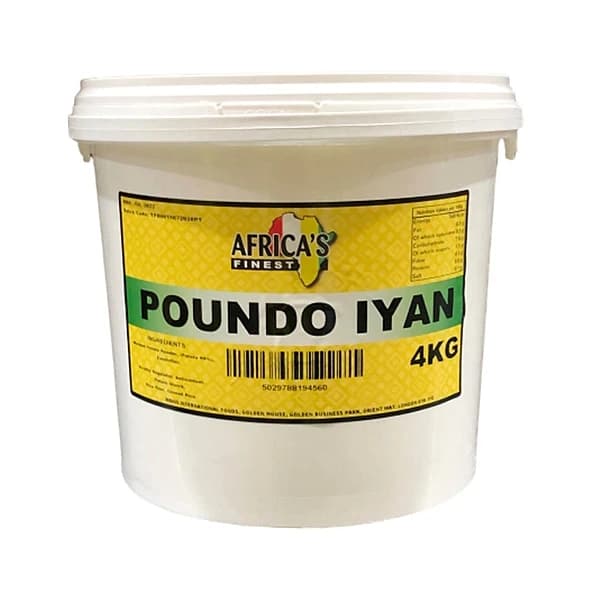Africas Finest Poundo Iyan Tub 4kg