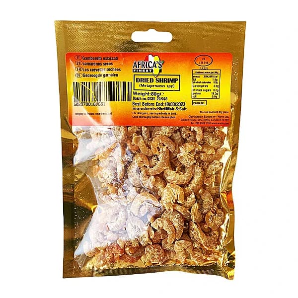 Africas Finest Dried Shrimp 80g
