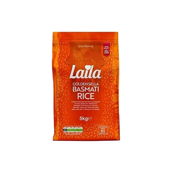 Laila Golden Sella Basmati Rice 5kg