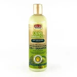 African Pride Olive Miracle 2In1 Shampoo Conditioner 12oz