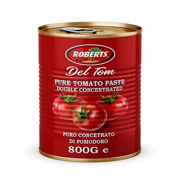 Roberts Del Tom Tomato Paste 800g