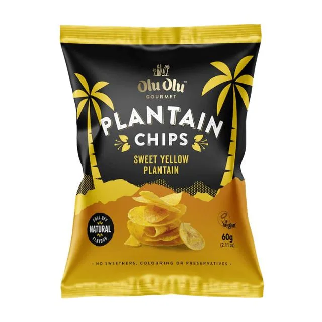 Olu Olu Yellow Plantain Chips 60g
