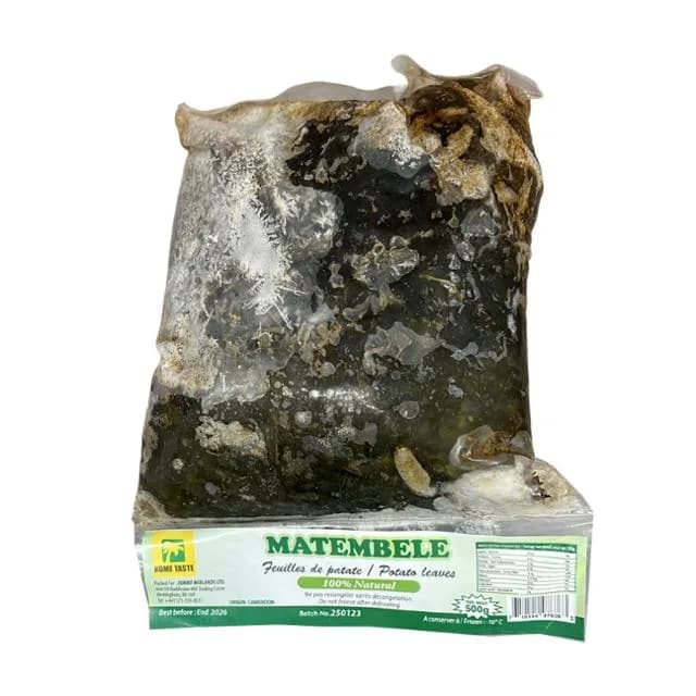 Frozen Sweet Potato/Matembele Leaf